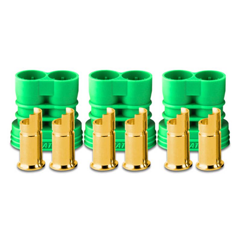 Castle Creations Polarized Bullet Conn Female, 6.5mm Set - CSE011006900