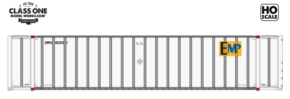 Class One Model Works HYUNDAI 48' EXTERIOR POST CONTAINER - EQUIPMENT MANAGEMENT POOL - EMPU 254545 - CT00509