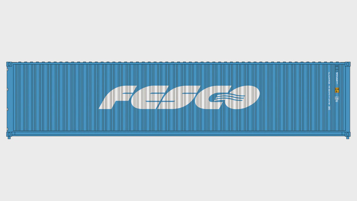 Class One Model Works HO 3-Pack CIMC 40' Corrugated Containers - FESCO Transportation Group