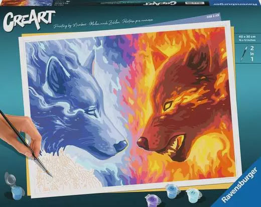 CreArt: Fire & Ice 12x16