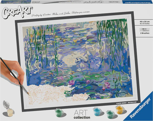 CreArt: Monet Water Lilies 12x16