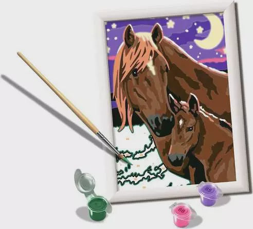CreArt: Horses at Midnight 5x7 (glow)