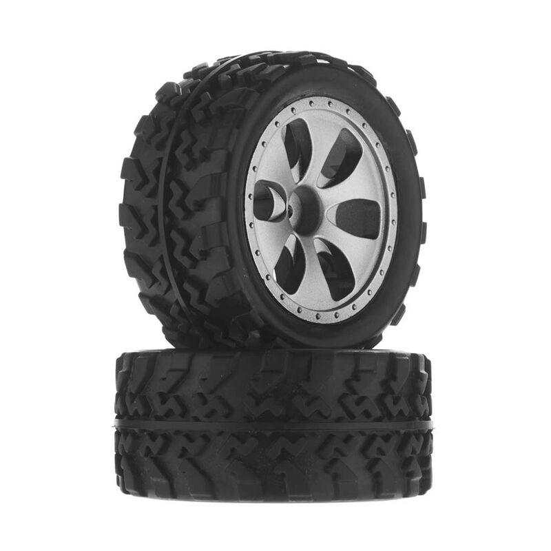Dromida Wheel/Tire Assembled MT 4.18 (2)