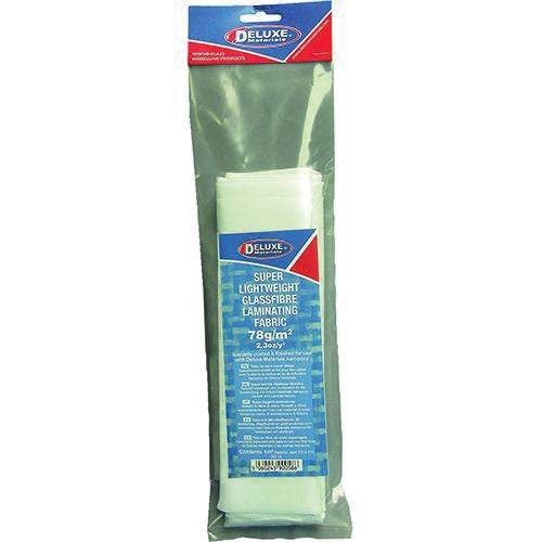 Deluxe Materials Lightweight Fiberglass Cloth, 2.0oz, 1Sq Meter, White