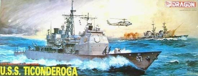 USS Ticonderoga Guided Missile Cruiser 1/350 Dragon Models