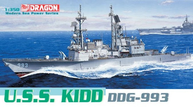 USS Kidd DDG-993 Destroyer 1/350 Dragon Models
