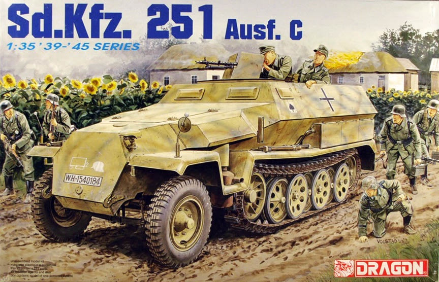 Dragon Models Sd.Kfz. 251 Ausf. C Plastic Model Kit – Hiawatha