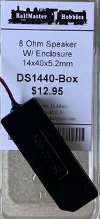 Railmaster Hobbies SPEAKER, MICRO 14X40X5MM BOX - DS1440-BOX