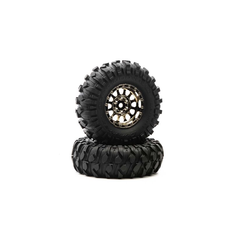 Duratrax Class 1 Showdown CR C3 Mntd 1.9" Blk/Chr (2) - DTXC4075