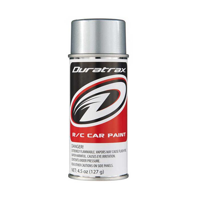 Duratrax Polycarb Spray Silver Streak 4.5 oz - DTXR4262