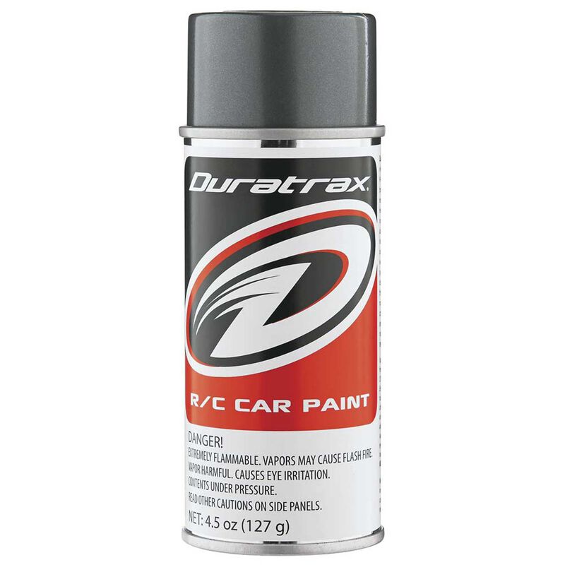 Duratrax Polycarb Spray Gunmetal 4.5oz - DTXR4263
