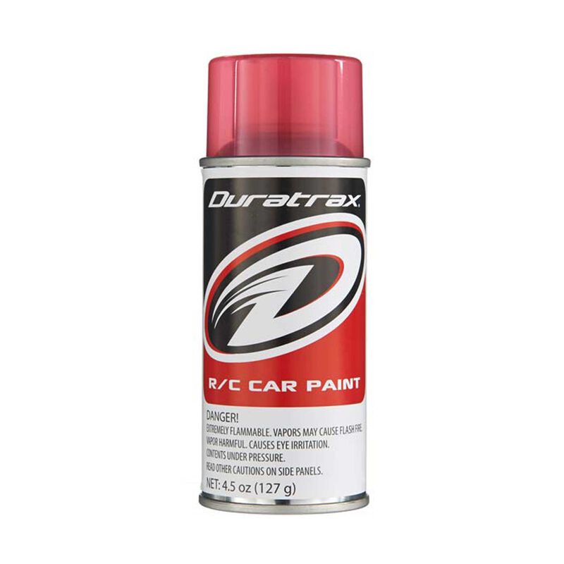 Duratrax Polycarb Spray Candy Red 4.5 oz - DTXR4271