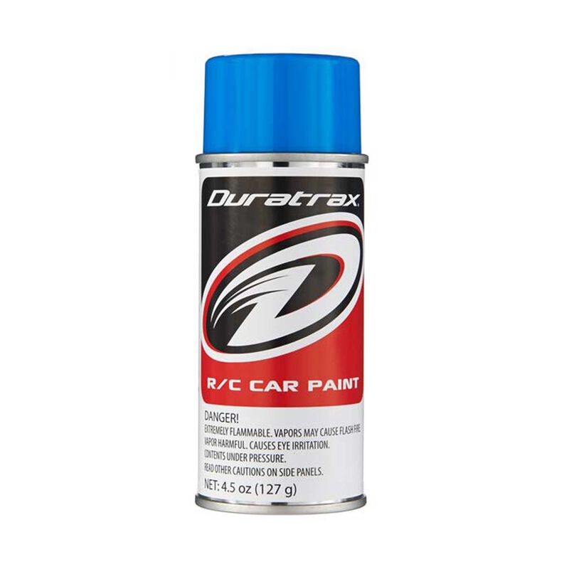 Duratrax Polycarb Spray Fluorescent Blue 4.5 oz - DTXR4282
