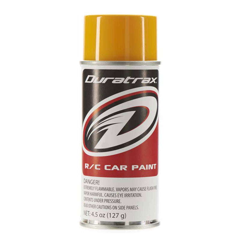 Duratrax Polycarb Spray Bright Yellow 4.5 oz - DTXR4285