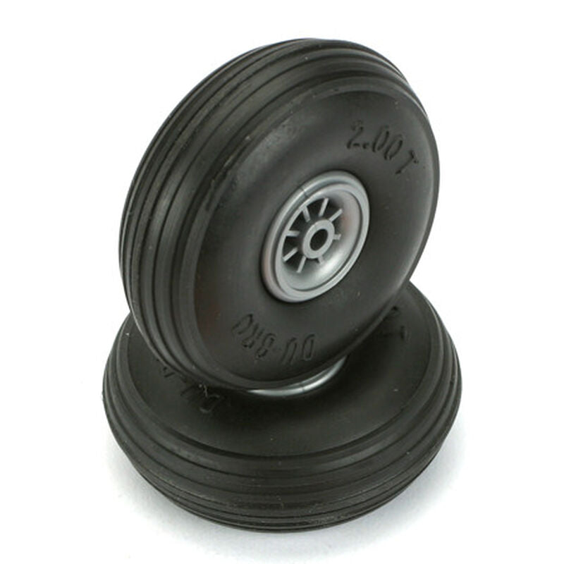Dubro 200T Treaded Wheels (2), 2" - DUB200T