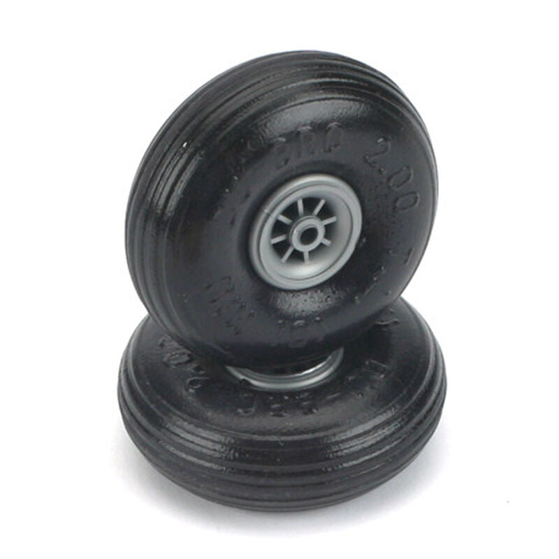 Dubro 200TL Treaded Lite Wheels, 2" - DUB200TL