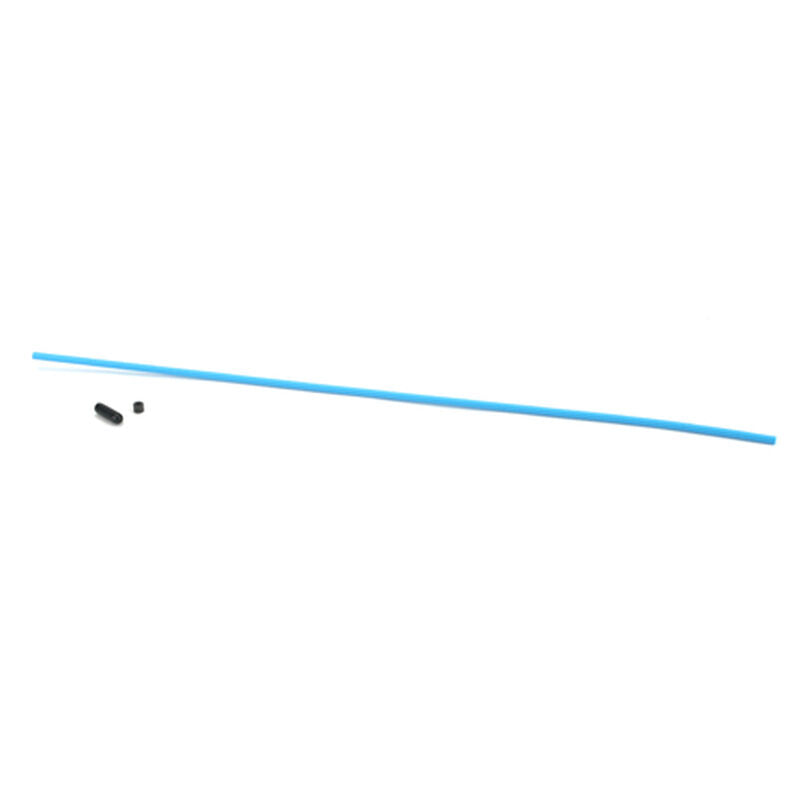 Dubro Antenna Tube with Cap, Neon Blue - DUB2349