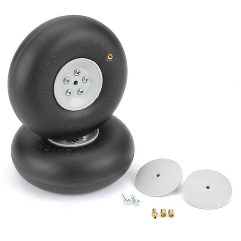 Dubro 400RV Big Wheels, 4" - DUB400RV