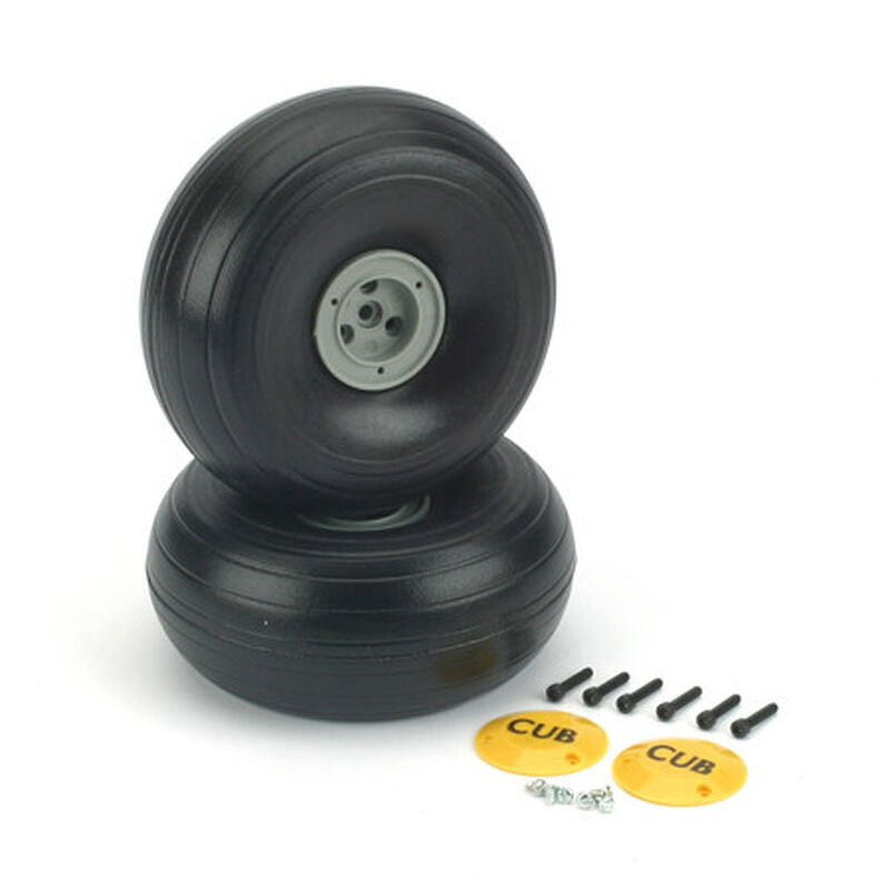 Dubro 425TLC J3 Cub Wheels, 4-1/4" Lite - DUB425TLC