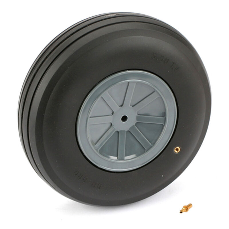 Dubro 550TV Treaded Wheel,Large Scale, 5-1/2" - DUB550TV