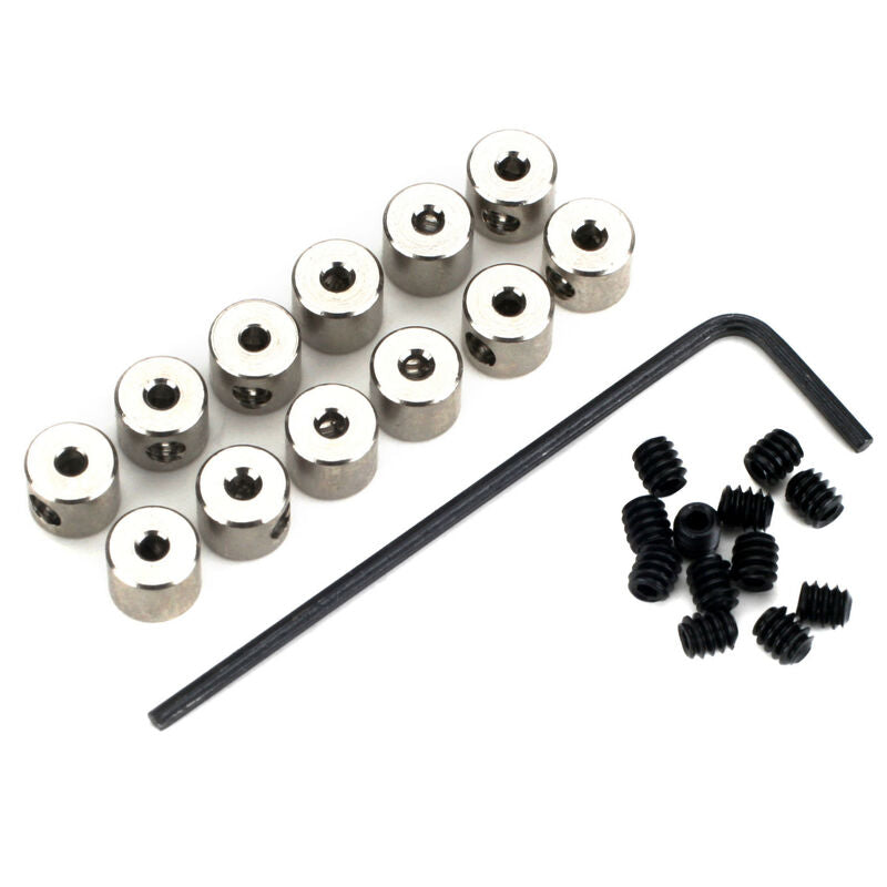 Dubro 595 Bulk Dura-Collars, 1/16" (12) - DUB595