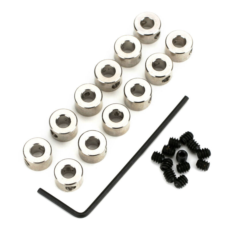 Dubro 597 Bulk Dura-Collars, 1/8" (12) - DUB597