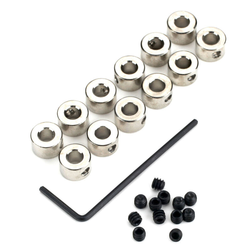 Dubro 598 Bulk Dura-Collars, 5/32" (12) - DUB598