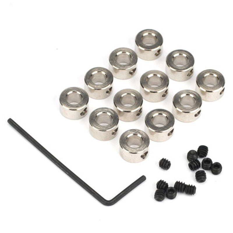 Dubro 599 Bulk Dura-Collars, 3/16" (12) - DUB599