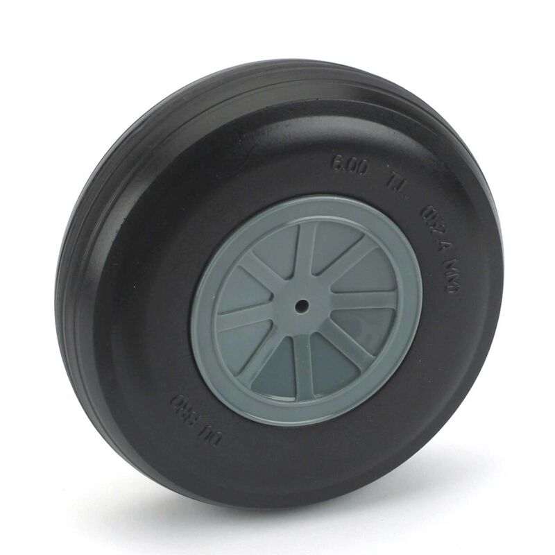 Dubro 600TL Treaded Lite Wheel, 6" - DUB600TL