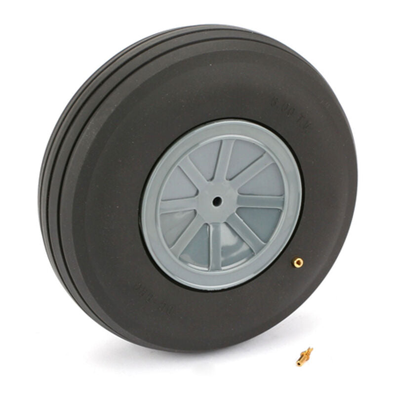 Dubro 600TV Treaded Wheel,Large Scale, 6" - DUB600TV