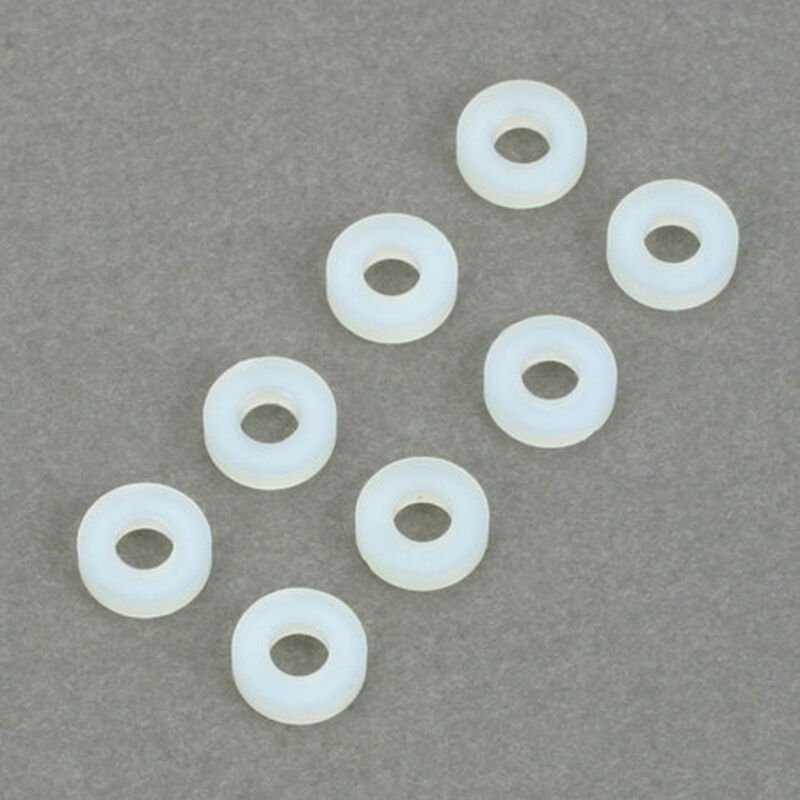 Dubro 635 Nylon Flat Washer,#4 - DUB635
