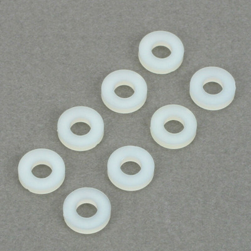 Dubro 636 Nylon Flat Washer,#6 - DUB636