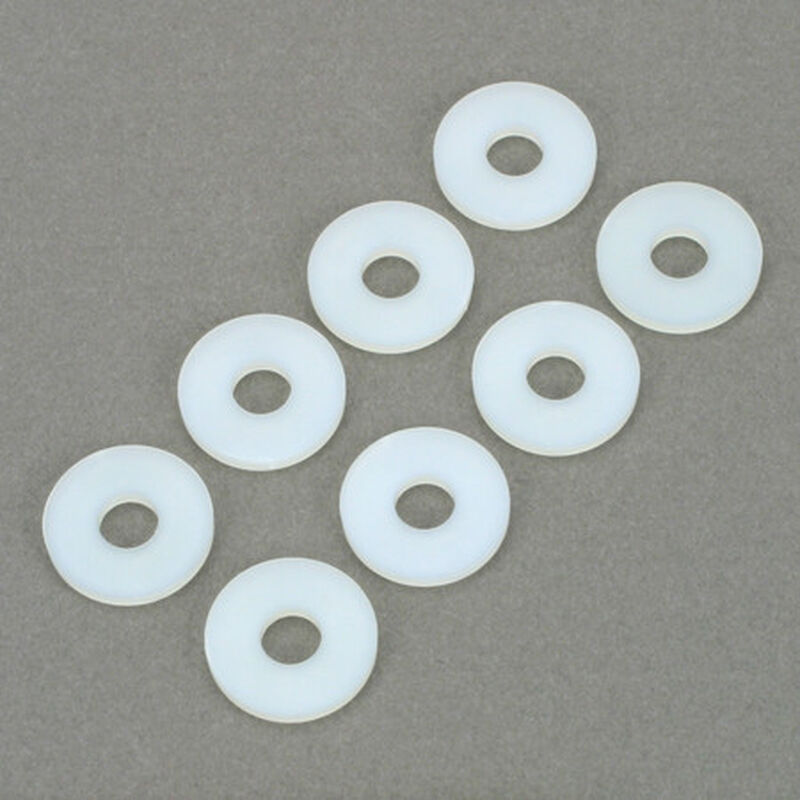 Dubro Nylon Flat Washer,#10 - DUB638