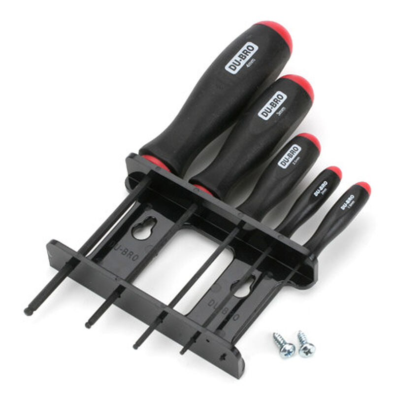 Dubro Metric Ball Driver with Holder (5 pc) - DUB706