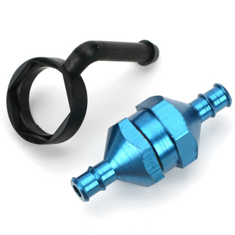 Dubro In-Line Fuel Filter, Blue - DUB833