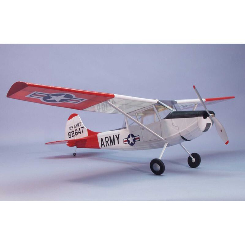 Dumas 40" Wingspan L19 Bird Dog Wooden Aircraft Kit (suitable for elec R/C) - DUM1804