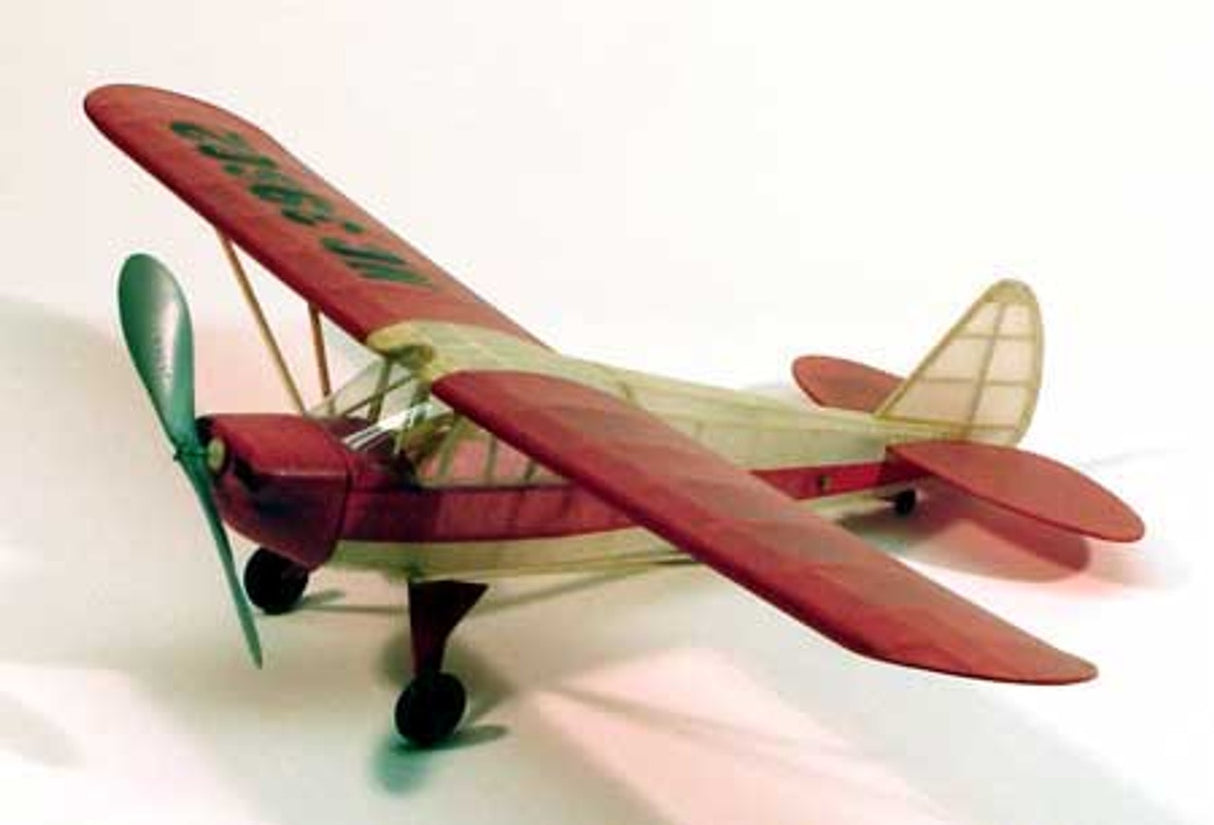 Dumas 17-1/2" Wingspan J4E Cub Coupe Rubber Pwd Aircraft Laser Cut Kit - DUM202
