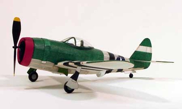 Dumas 17-1/2" Wingspan P47 Rubber Pwd Aircraft Laser Cut Kit - DUM217