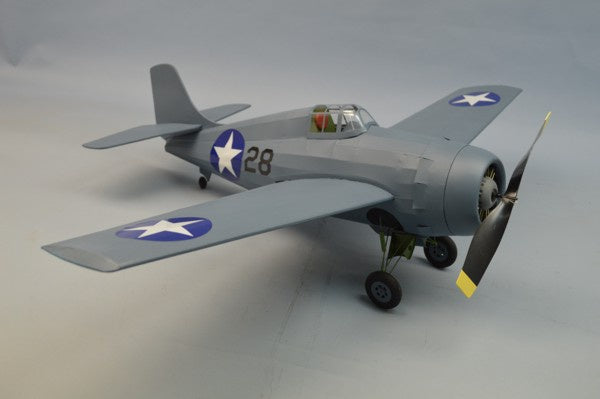 Dumas 30" Wingspan F4F Wildcat Rubber Pwd Aircraft Laser Cut Kit - DUM339