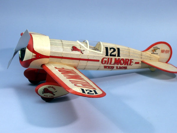 Dumas 24" Wingspan Gilmore Red Lion Racer Rubber Pwd Aircraft Laser Cut Kit
