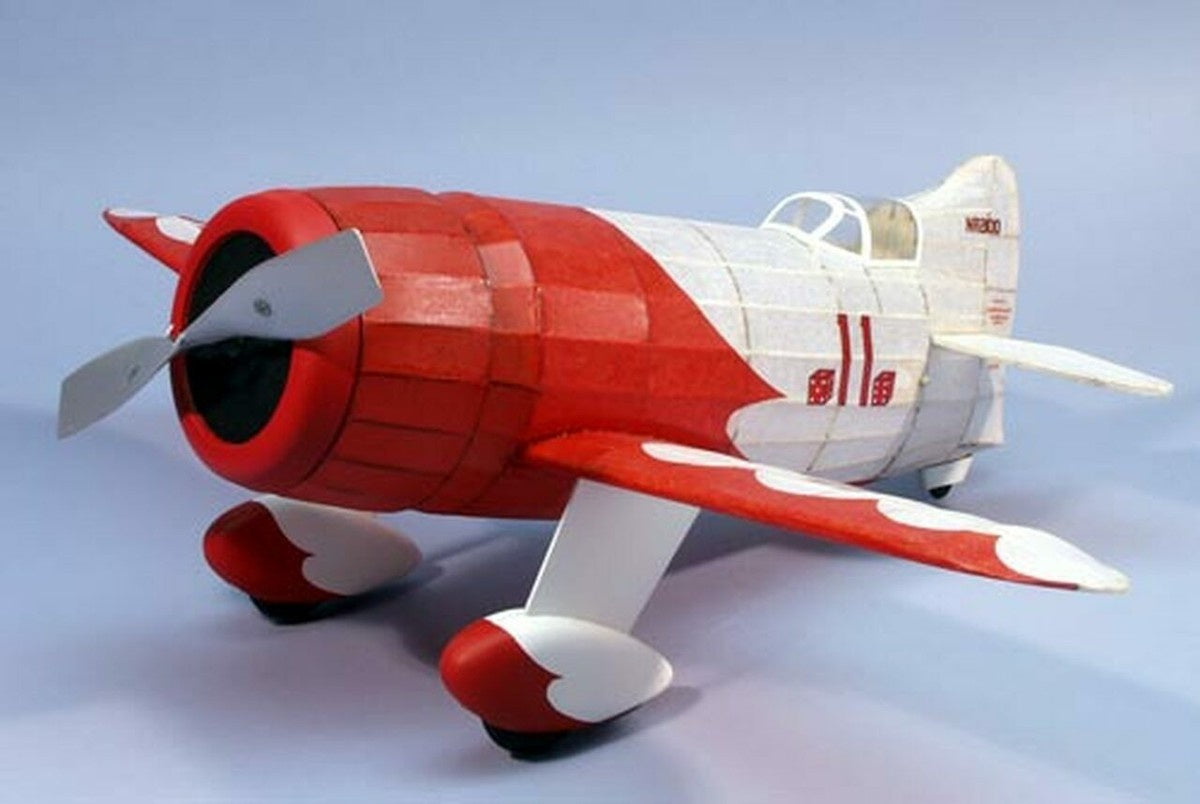 Dumas 24" Wingspan Gee Bee R1 Racer Rubber Pwd Aircraft Laser Cut Kit - DUM403