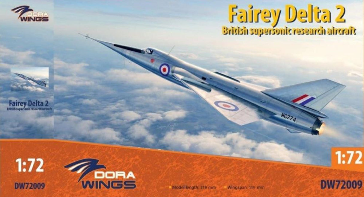 1/72 FAIREY DELTA 2 AIRCRAFT