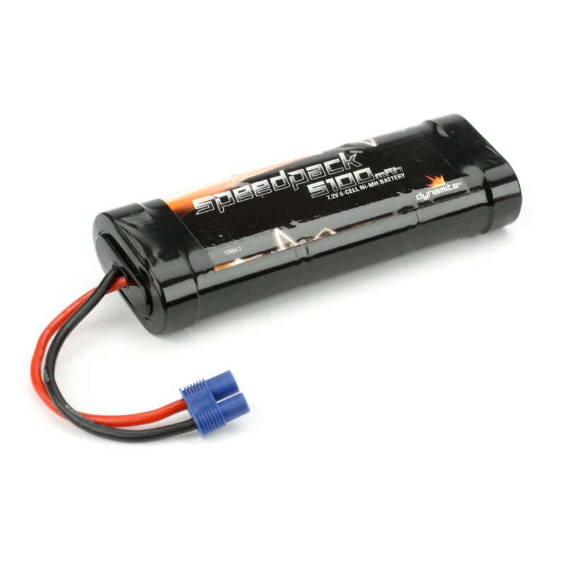 Dynamite 5100mAh NiMH 6C Flat EC3 - DYN1090EC