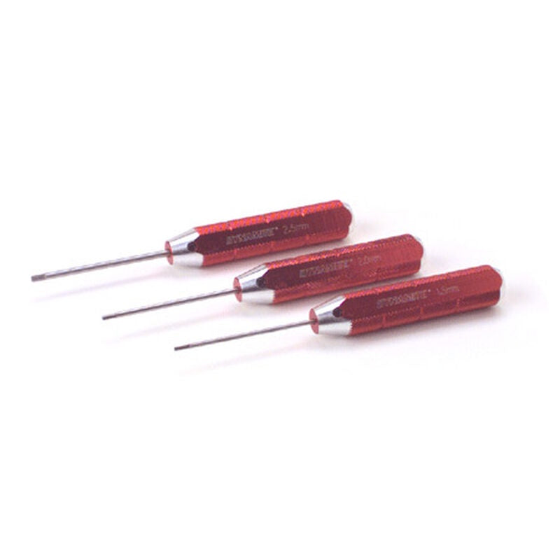 Dynamite Machined Hex Driver Metric Set, - DYN2904