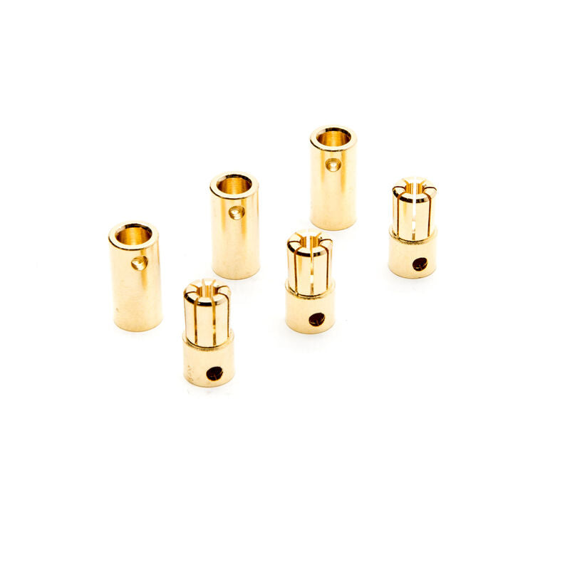 Dynamite Connector: Gold Bullet Set, 6.5mm (3) - DYNC0091