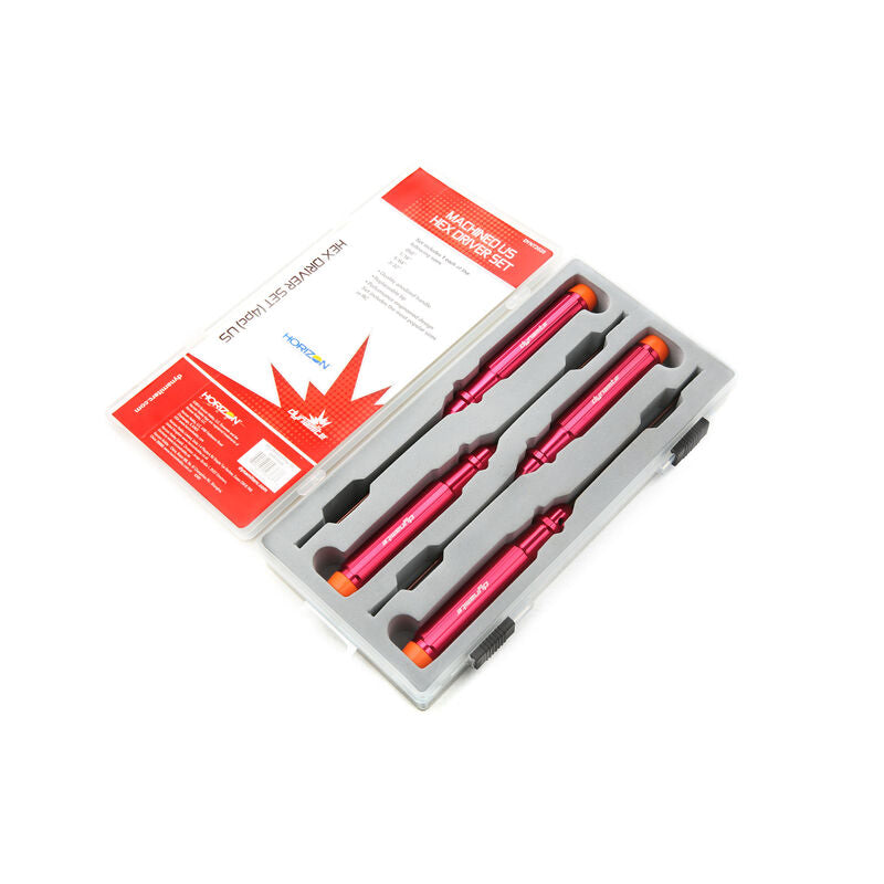Dynamite Machined Hex Driver Set (4 pc), US - DYNT2020