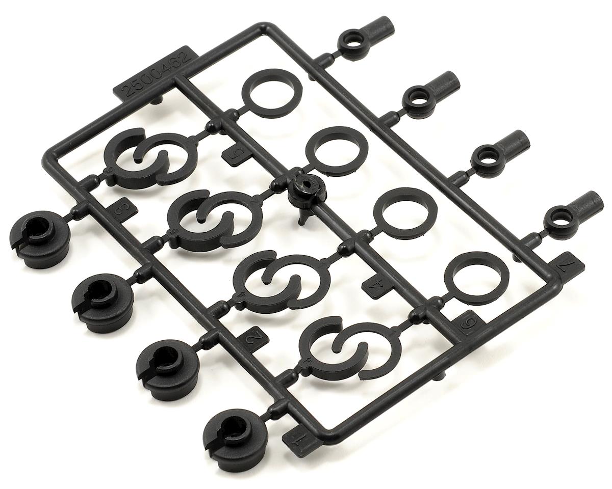 ECX Shock End, Spr Cup, Spr Clip Set: 1:10 2wd All - ECX1038