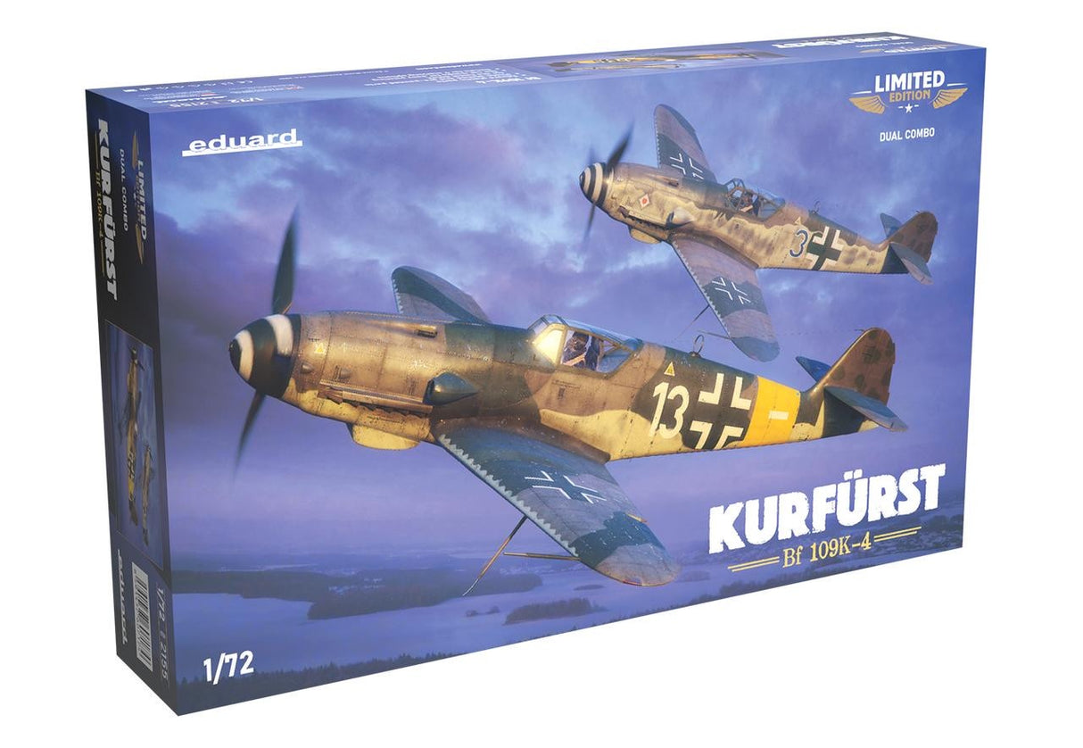 Eduard 1/72 Kurfust Bf 109K-4 Dual Combo Limited Edition Plastic Model Kit