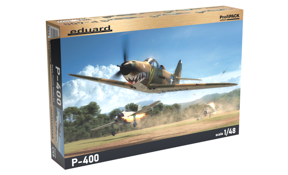 Eduard 1/48 WWII P400 US Fighter (Profi-Pack Plastic Kit)