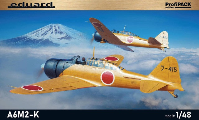 Eduard 1/48 WWII A6M2K Two-Seat Trainer IJN Fighter Plastic Model Kit